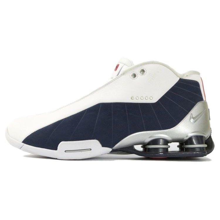 

Мужские кроссовки Nike Shox BB4 House of Hoops - Vince Carter 2012 White Obsidian Sport-Red 376918-100