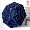 Enchanted Weather Symbol Rug: Mystical Decor for Any RoomUmbrella, Portable 3-Fold Compact Umbrella for Men & Women Gift