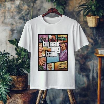 Walter White Breaking Bad für Unisex S-3XL T-Shirt, Geschenk für Fans Bryan Cranston.
