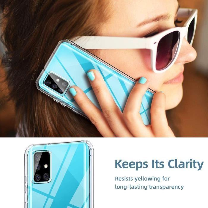Coque - HouTF - Samsung Galaxy A51 - 360 Degrés Protection - Antichoc - Anti-Rayures