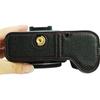 Genuine Leather Half Body Camera Case For Fujifilm Fuji GFX 100S Gfx100s Battery Opening Bottom Cover