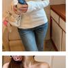 Early Autumn Off-Shoulder Slim-Fit Long-Sleeve T-Shirt for Women