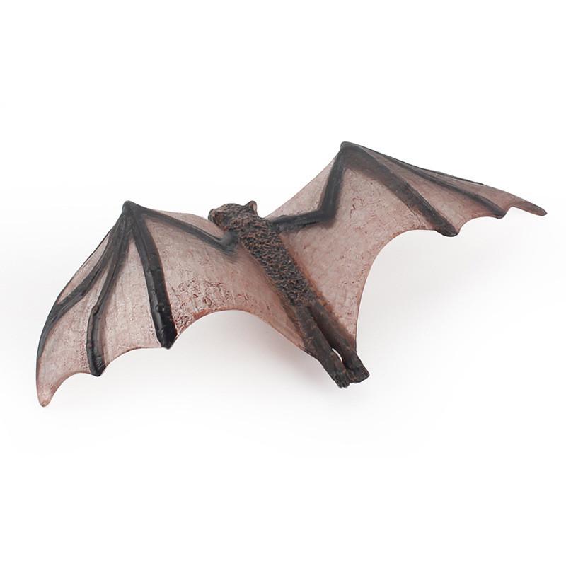 Halloween Bat Figure Pvc Plastic Static Model For Festive Scene Setting