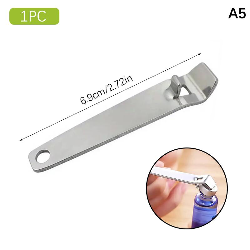 1/3pcs Portable Stainless Steel Oral Liquid Bottle Opener Nurse Tool Ampule Bottle Opener For Medicine & Beer Bottles