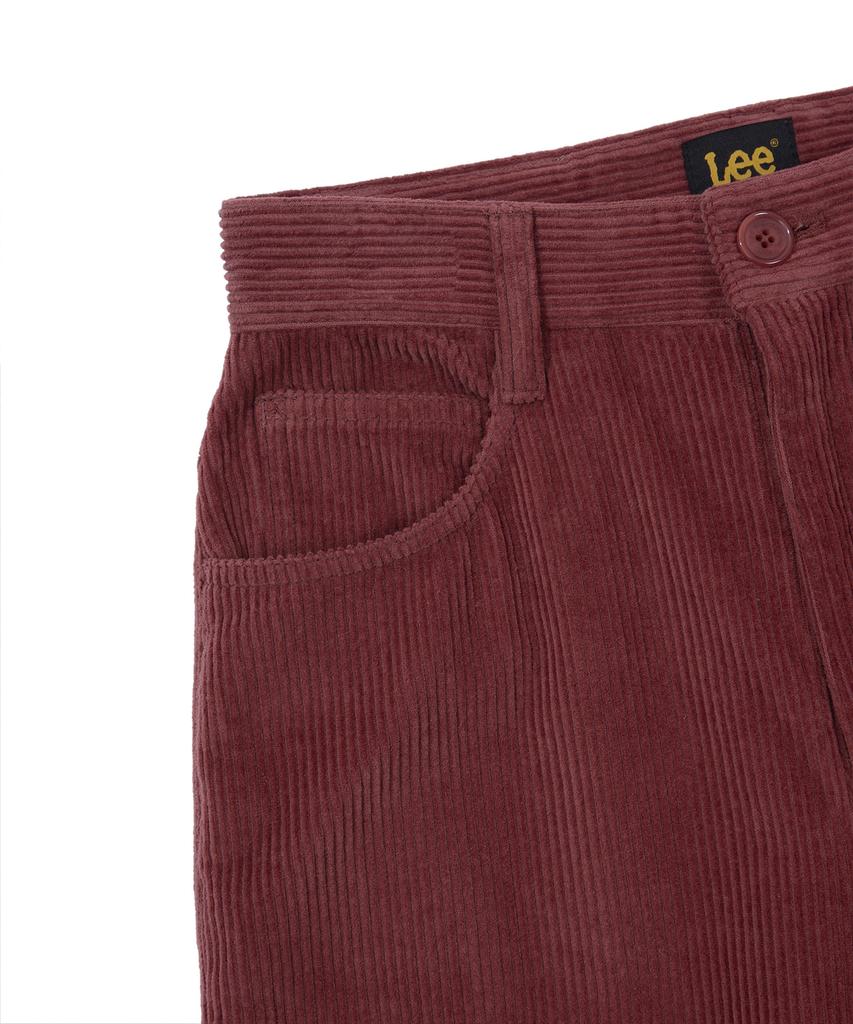 LEE Women'S Corduroy Wide Fit Pants Pink
