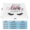 Sexy Glam Feminine Beauty Wink Eyelash Wool Blanket Eyelash Funny Throw Blankets for Home 200x150cm Quilt