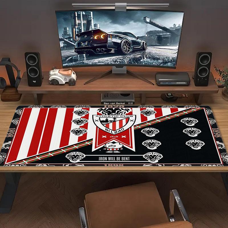 Athletic Bilbao Color Mouse Pad Large Gaming Table Cushion Non-slip Laptop Tablet Big Mousepad XXL Mat Mini PC Playmat With Lock Edge