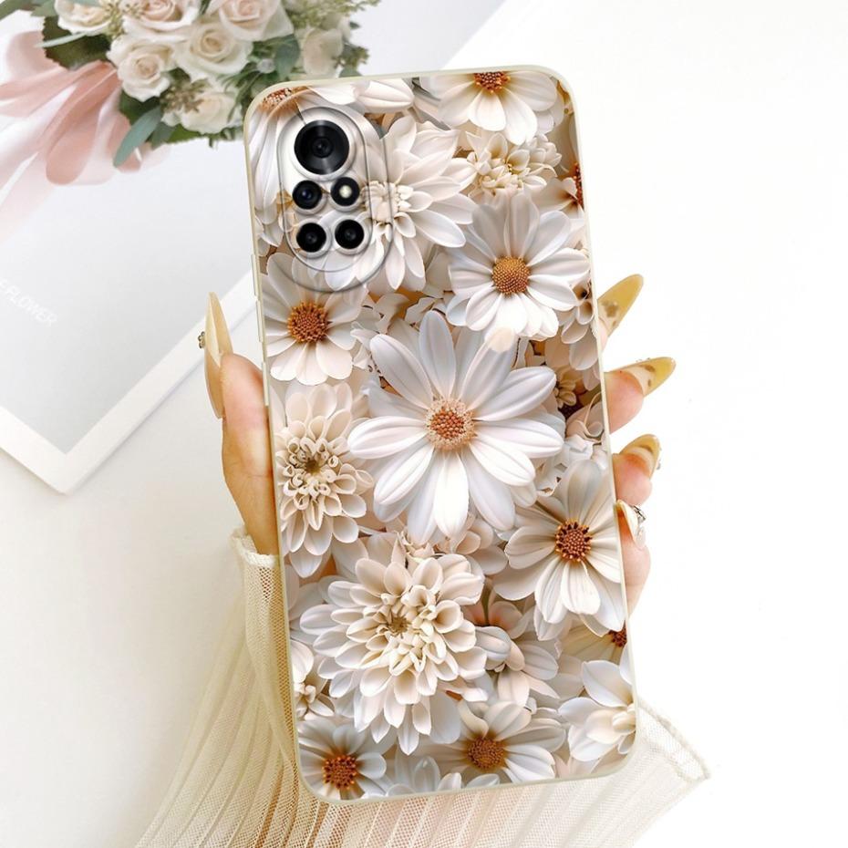 Cute Printed Phone Case For Huawei Nova 8 8i Soft Silicone Shockproof Cases For Huawei Nova8 Nova8i Covers Bumpers