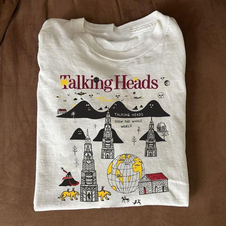 

Talking Heads T Shirt View the whole world Tee Rock band PNA_213 Unisex T-Shirt XXXXL