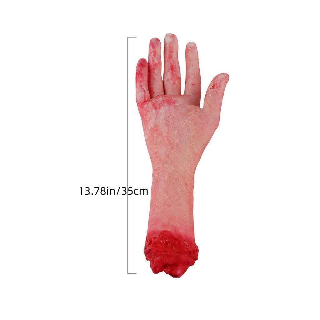 Halloween Blood Props Fake Scary Severed Hand Heart Brain Foot Broken Body Parts Haunted House Vampire Zombie Party Supplies