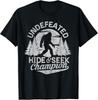 Bigfoot Verstecken Champion Shirt Sasquatch T-Shirt Herren Kinder T-Shirt Unisex T-Shirt