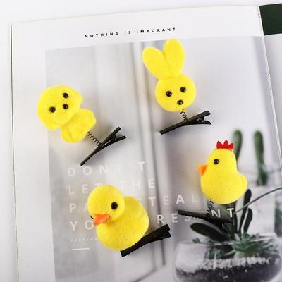 Creative Dog Duck Hair Clip Rabbit Star Chicken Barrettes Cartoon Hairpin Party