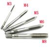 5Pcs/Set M3 M4 M5 M6 M8 Machine Spiral Point Straight Fluted Screw Thread Metric Plug Hand Tap Drill