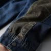 Heavy Long-Sleeved Retro Export Original Denim Shirt
