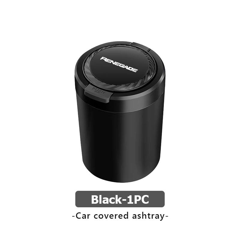 For Jeep Car Ashtray One Touch Open Portable Ashtray Cup Auto Interiors Grand Cherokee Patriot Renegade Compass Wrangler AKX1