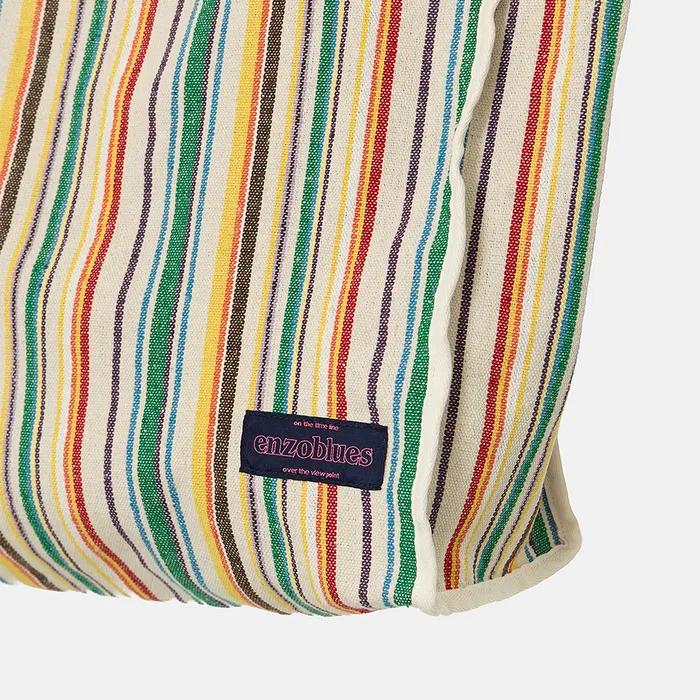 Summer Stripe Big Bag (White Multi)