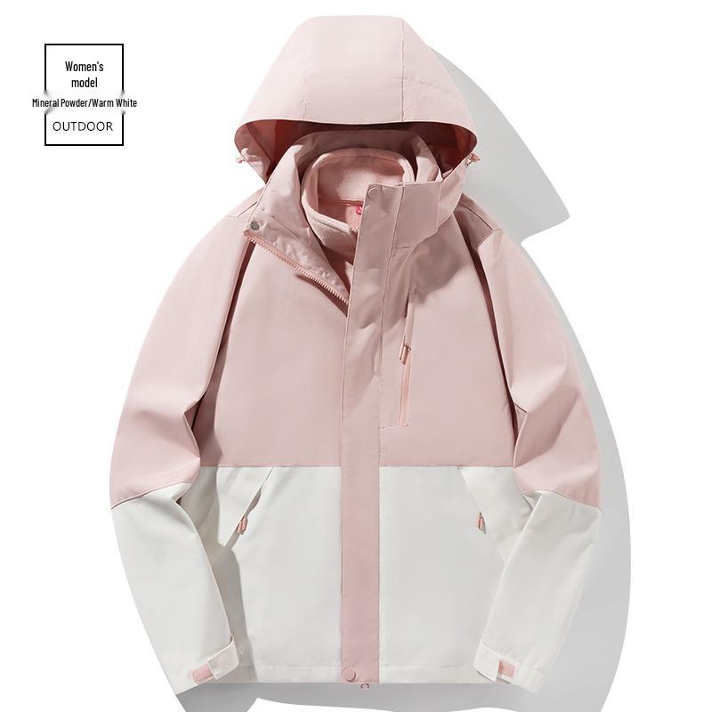 

Tibet Outdoor Ветрозащитная Водонепроницаемая Куртка 3-в-1 для Мужчин и Женщин - Лунный Синий 2XL