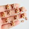 30 Piece Cartoon Resin Mini Christmas Gingerbread Figurine Nail Decoration Diy Set, Suitable For Nail And Jewelry Making A116