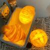 Creative Bread Shaped Lamp Cute Cross Bread Night Light Simulation Croissant Light  Home Decor