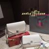 Fashion bag, caviar chain bag, crossbody shoulder women's bag, small square bag, genuine leather women's bag.