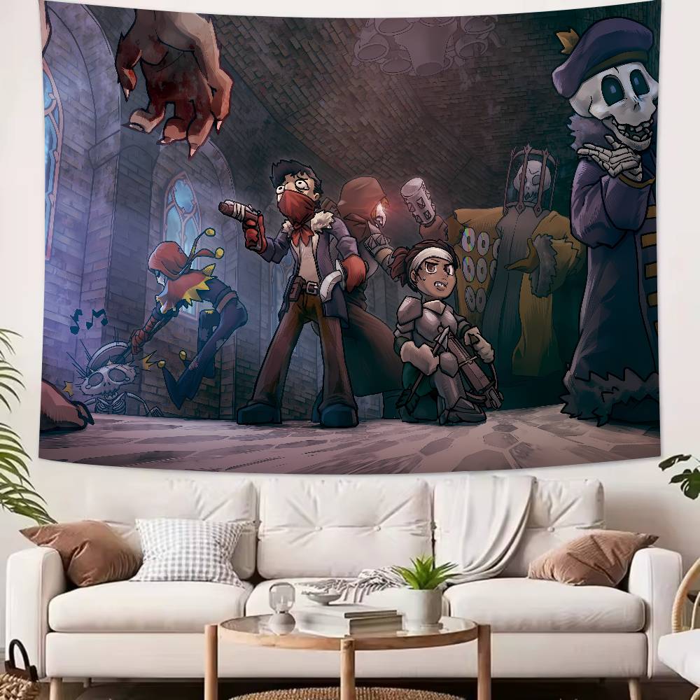 Large Cool Darkest Dungeon Video Gaming Popular Room Decoration Wall Tapestry Art Room Home Decor Wall Art Decor