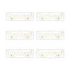 6Pcs Gold Glitter Freckles Face Tattoo Stickers Waterproof Artificial Freckle Patches Shimmering Makeup Speckles Freckle Tattoos