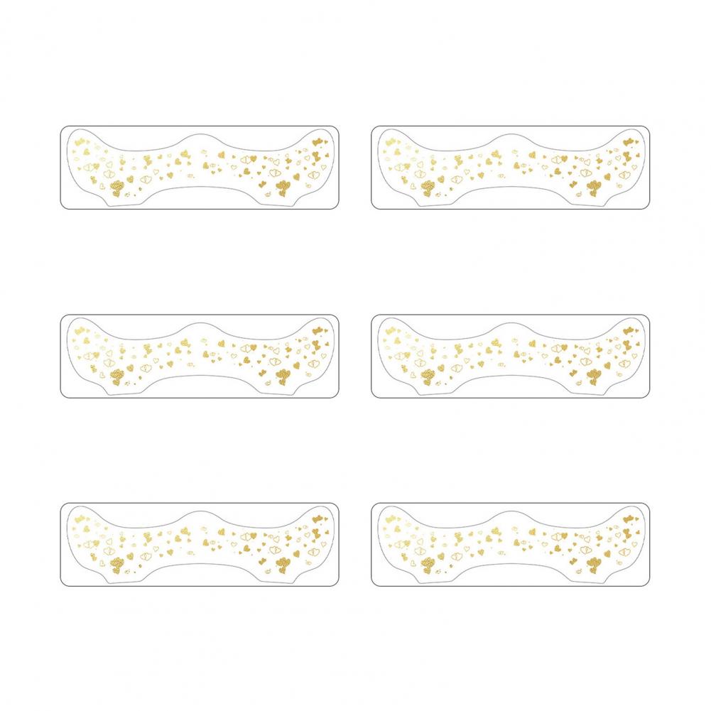 6Pcs Gold Glitter Freckles Face Tattoo Stickers Waterproof Artificial Freckle Patches Shimmering Makeup Speckles Freckle Tattoos