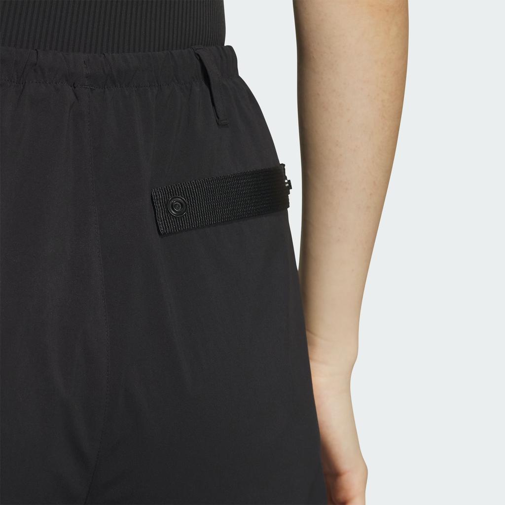 Adidas Future Style Woven Pants Solid Color Cargo Pocket Loose Woven Sports Pants Women Pants Black JD9899