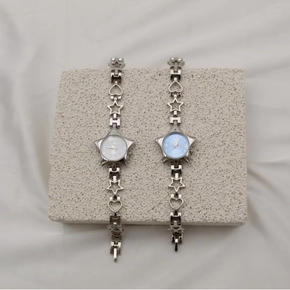 Zinc Alloy Clock Pendant Star Shape Charm Bag Decoration New Pocket Watch Charm Bracelets  Women
