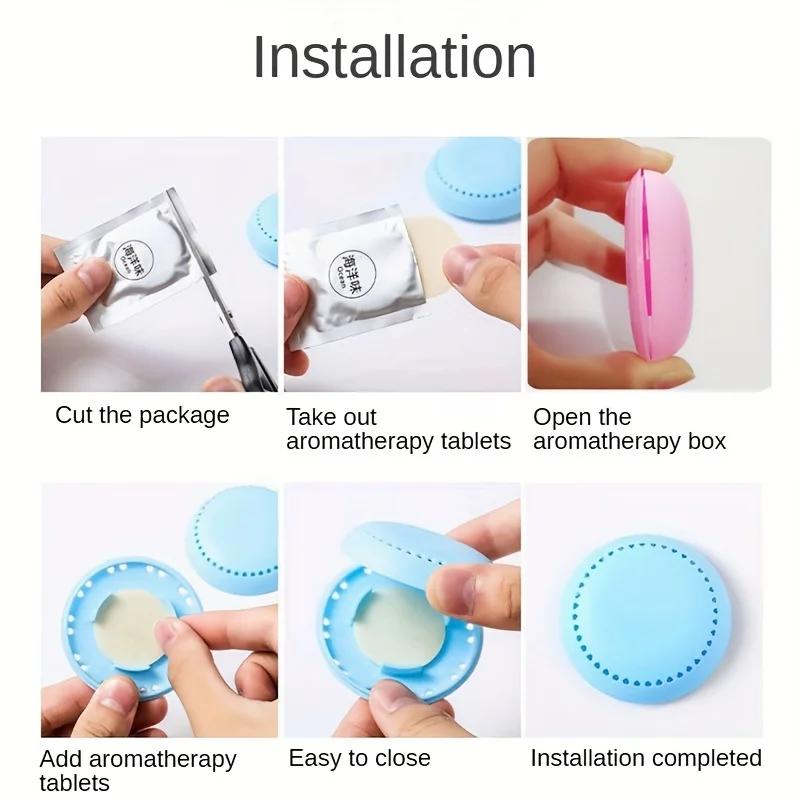 2/4/8 Car Solid Air Freshener Aromatherapy Fragrance Lasting Deodorization Bathroom Supplies Wardrobe Car Home Toilet Deodorant