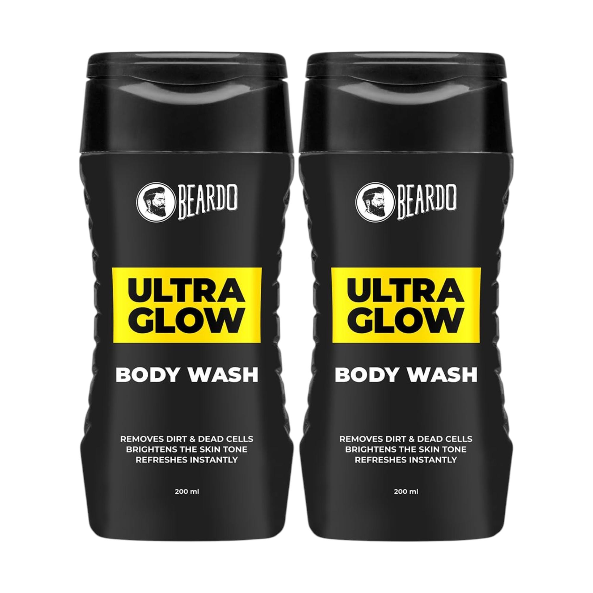 

Гель для душа Beardo UltraGlow для мужчин 200 мл X Упаковка из 2 штук | Увлажняет, питает, делает кожу мягкой и гладкой благодаря глубокому очищению