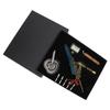 Quill Pen Set Metal Penholder Retro Elegant   Clear Engraving Flat Nib 1 to 5mmCelsius0.04 to 0.20in Writing Dip Pen Kit
