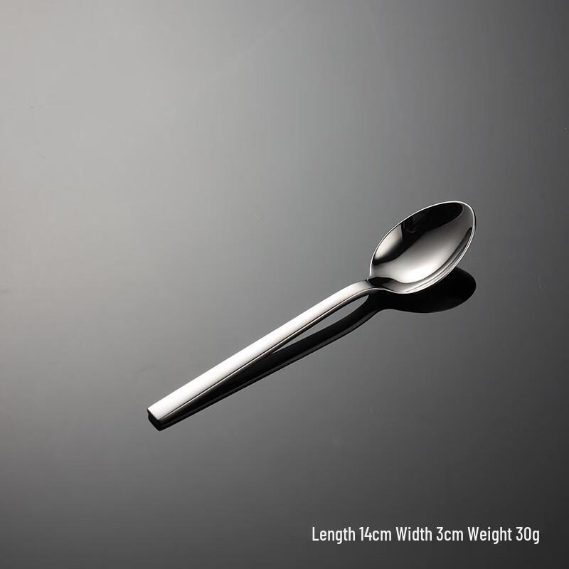 

Thickened Stainless Steel Square Handle Teaspoon Set