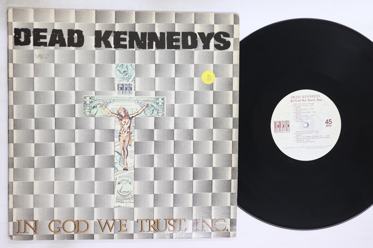 

12inch Record DEAD KENNEDYS - In God We Trust, Inc. VIRUS5 ALTERNATIVE TEN 1981 US Rock Used