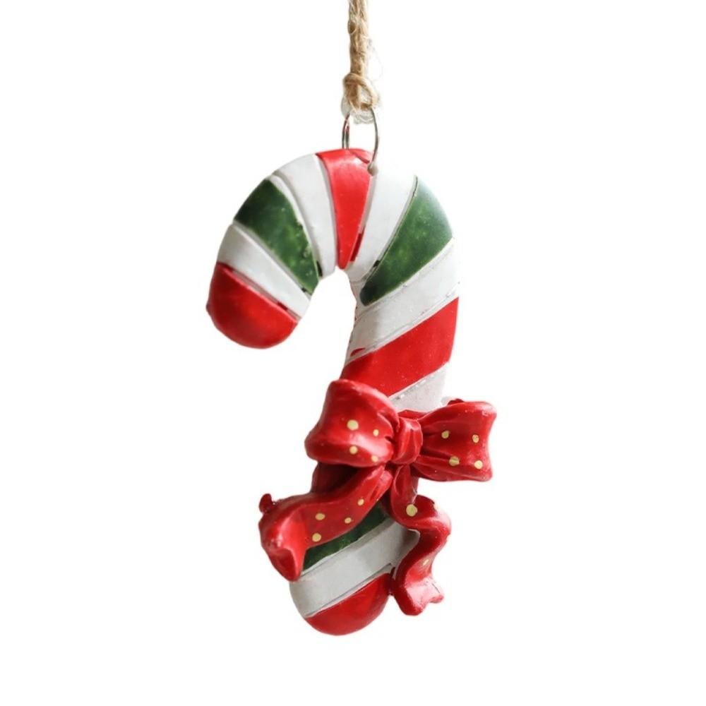 Resin Christmas Tree Hanging Pendant Gingerbread Man Christmas Decoration Xmas Tree Ornament Xmas