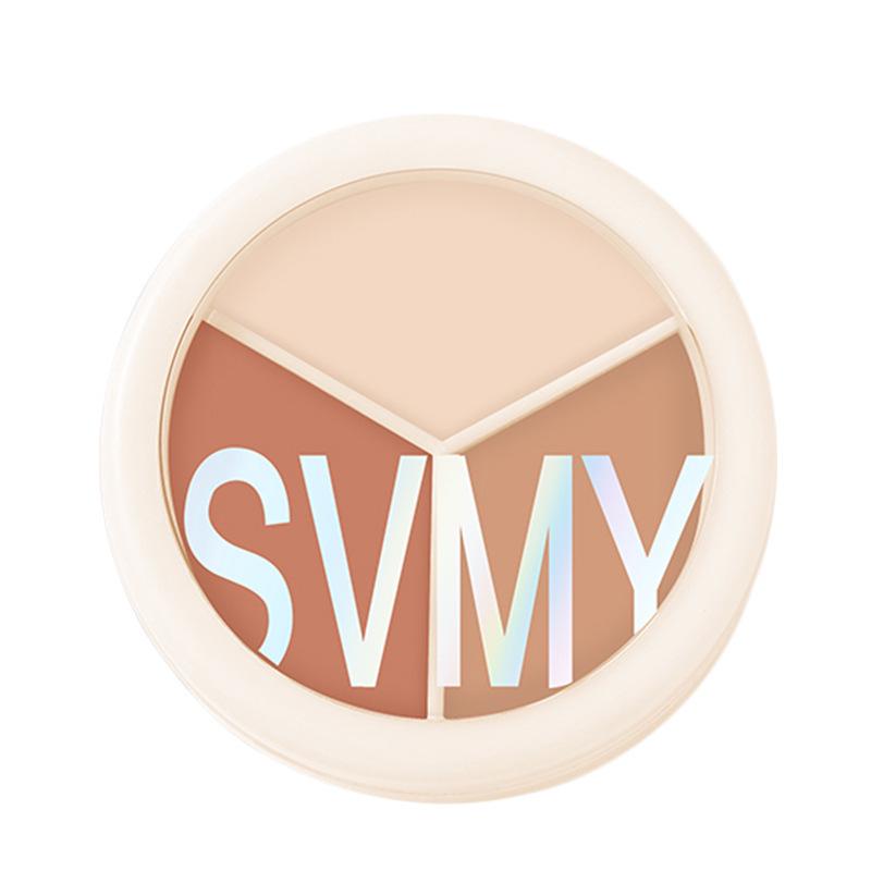 SVMY Three-Color Concealer: Covers Blemishes, Acne Scars, Dark Circles, Tear Troughs, Long-Lasting, Smudge-Resistant Multicolor Contour.