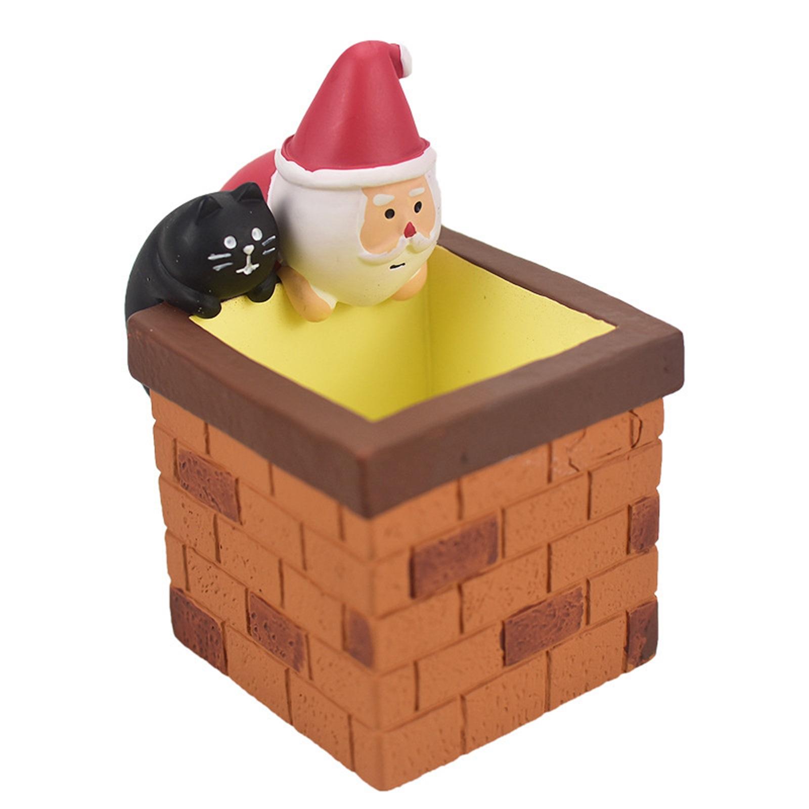 

Светящийся камин Магнит на холодильник Рождественский подарок Миниатюрный каминный светильник Украшение для дома One Size