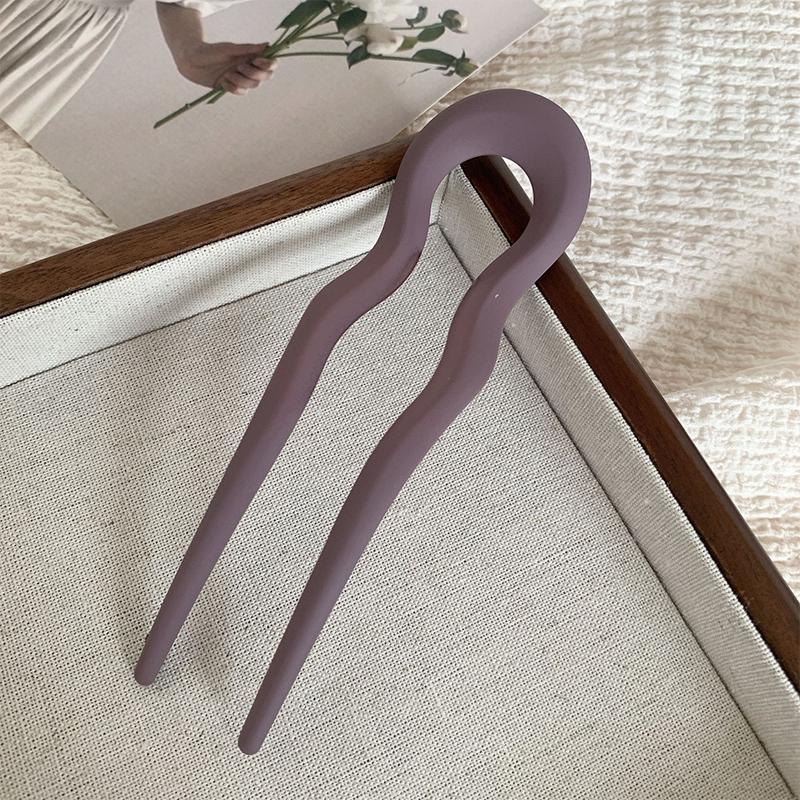 Hair Sticks Fork Hairpin Elegant Women Hair Clip Pins U Shape Girls Hairpins Hair Bun Maker Headwear Accessories