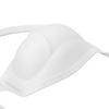 Men Bulge Cup Soft Polyester Cotton Stereo Shape Bulge Covering Up Underwear Cup with Strap White