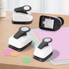 Round Hole Punch & Embossing Tool Precision Craft Cutter Multi-Shape for Scrapbook Cards Envelopes School Office Planner Making
