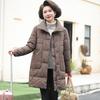 JIANHU Women's Mid-Length Lapel Down Jacket