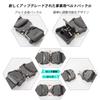 JUKMO Tactical Work Belt with Buckle Size M Waist Length Length Men's Quick-Release (Gray, - 75cm-110cm (Total 125cm))