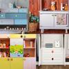 10 Manopole Ceramiche Colorate Carine Lucide, 1,260,94 Pollici, Ideali per Armadi, Cassetti, Mobili e Progetti Fai-da-Te per la Casa, con Viti di Montaggio