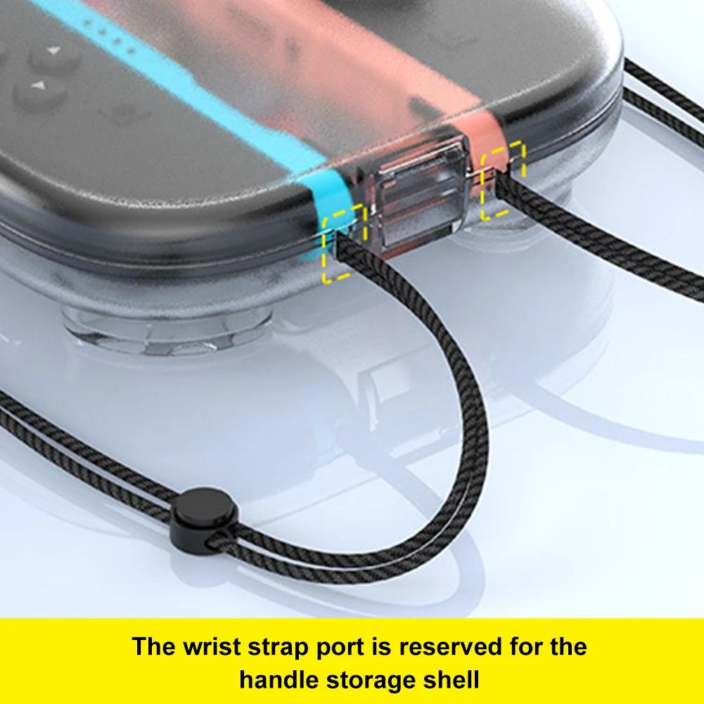 Transparent Storage Shell for Nintendo Switch 2 Anti-drop Console Handle Clear Storage Box with Game Card Slots for Switch 2