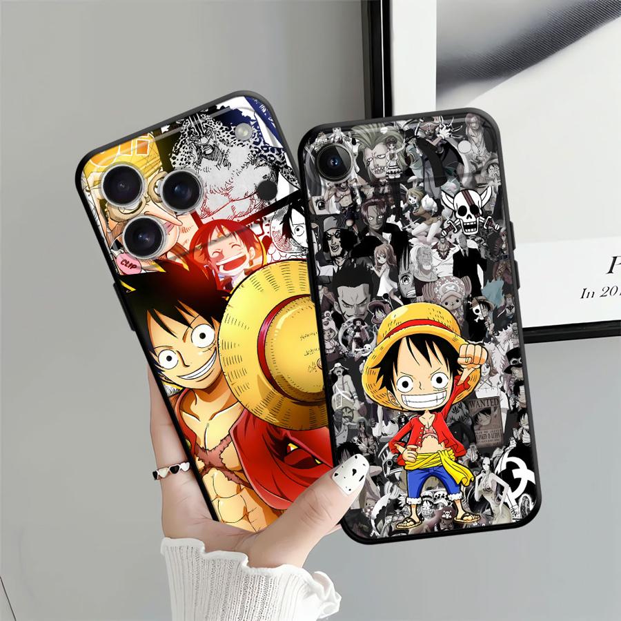 Anime One Piece Luffy Funda Phone Cover Phone Case for Apple iPhone 17 Pro Max 12 14 XR XS MAX 11 16 Air 13 15 Pro 7 8