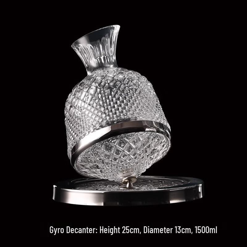 Rotating Tumbler Wine Decanter