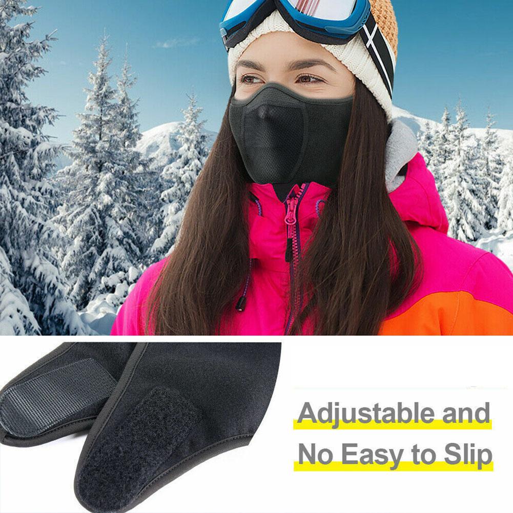 2025 Winter Unisex Warm Mask Windproof Anti Dust Comfortable Breathable Outdoor Cycling Running Sport Facemask Ear Protector