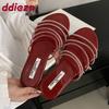 Fashion Summer Beach Female Slides  Women Flats Slippers Shoes Luxury Fashion Rhinestones Ladies Flats Slippers Sandals Shoes Footwear