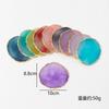 Nail Art Color Palette Resin Agate Gold Border Color Palette Nail Art Display Board Color Palette Resin Nail Art Color Palette