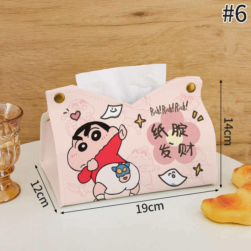 Hello Kitty Tissue Box Cartoon Storage Box Desktop Organizer Kitty Cat Paper Storage Box for Home Bathroom Toilet Paper Holder